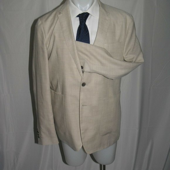 Burberry London Two Button Cashmere Blazer 46R NEW